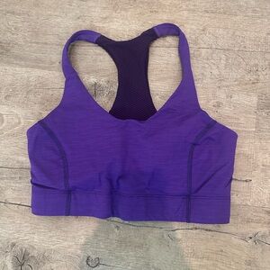 Outdoor Voices Purple and Blue Sports Bra